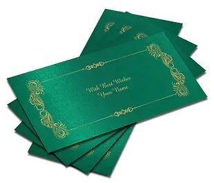 Customized SATIN Finish Shagun Envelopes