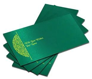 Customized SATIN Finish Shagun Envelopes