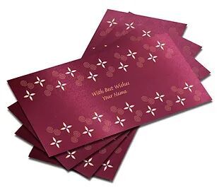 Customized SATIN Finish Shagun Envelopes