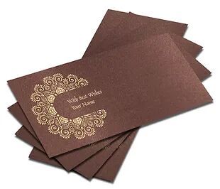 Customized SATIN Finish Shagun Envelopes