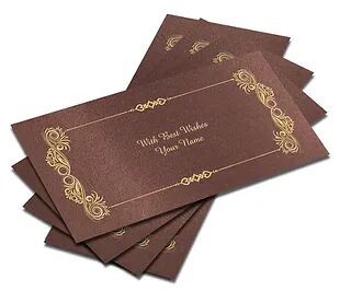 Customized SATIN Finish Shagun Envelopes