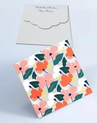 Customized Square Shagun Envelopes (SESmall 01)