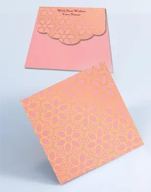 Customized Square Shagun Envelopes (SESmall 02)