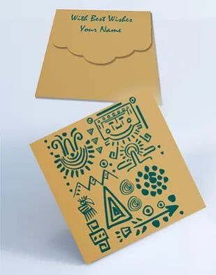 Customized Square Shagun Envelopes (SESmall 06)
