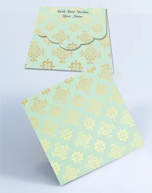 Customized Square Shagun Envelopes (SESmall 14)
