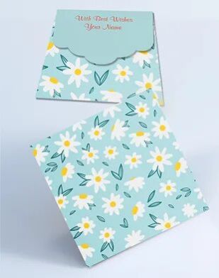 Customized Square Shagun Envelopes (SESmall 18)