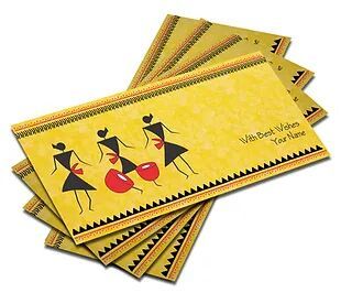 Customized Water Colour Effect Shagun Envelopes