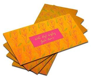 Customized Water Colour Effect Shagun Envelopes