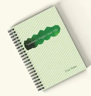 Personalized Hardbound Wiro / Spiral NoteBook / Diary (NBHB Wiro 002)