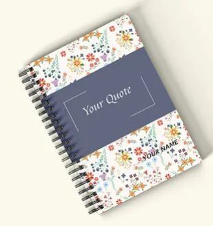 Personalized Hardbound Wiro / Spiral NoteBook / Diary (NBHB Wiro 008)