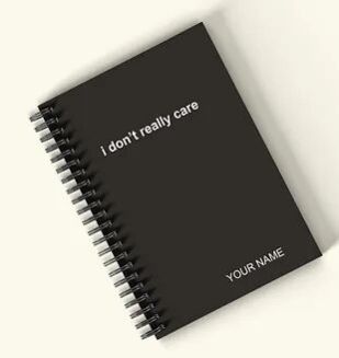 Personalized Hardbound Wiro / Spiral NoteBook / Diary (NBHB Wiro 009)