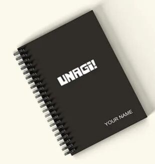 Personalized Hardbound Wiro / Spiral NoteBook / Diary (NBHB Wiro 010)