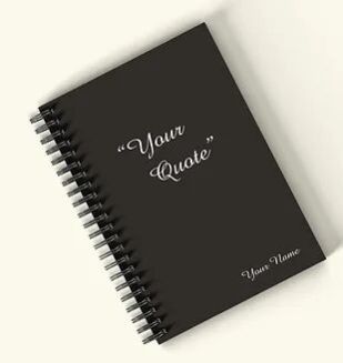 Personalized Hardbound Wiro / Spiral NoteBook / Diary (NBHB Wiro 011)