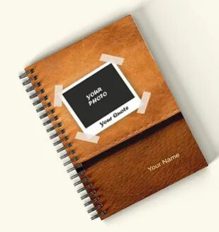 Personalized Hardbound Wiro / Spiral NoteBook / Diary (NBHB Wiro 013)