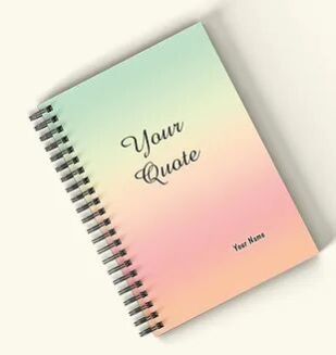 Personalized Hardbound Wiro / Spiral NoteBook / Diary (NBHB Wiro 014)