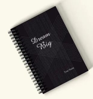 Personalized Hardbound Wiro / Spiral NoteBook / Diary (NBHB Wiro 015)