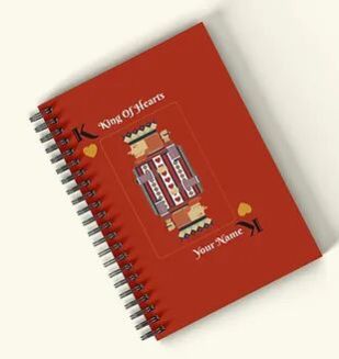 Personalized Hardbound Wiro / Spiral NoteBook / Diary (NBHB Wiro 020)