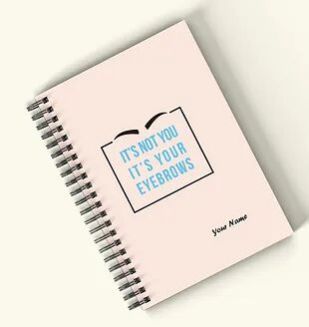 Personalized Hardbound Wiro / Spiral NoteBook / Diary (NBHB Wiro 021)