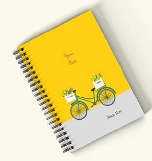 Personalized Hardbound Wiro / Spiral NoteBook / Diary (NBHB Wiro 022)