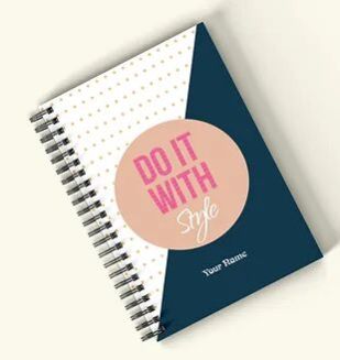 Personalized Hardbound Wiro / Spiral NoteBook / Diary (NBHB Wiro 023)