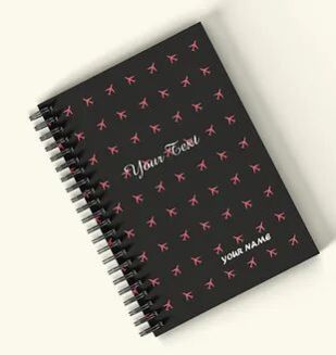 Personalized Hardbound Wiro / Spiral NoteBook / Diary (NBHB Wiro 024)