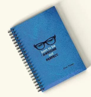 Personalized Hardbound Wiro / Spiral NoteBook / Diary (NBHB Wiro 025)