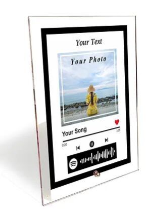 Personalized Scannable Spotify Code Acrylic Music Plaque (S01)
