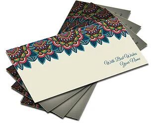 Shagun Envelopes With Front & Back Designs (Pack of 10)