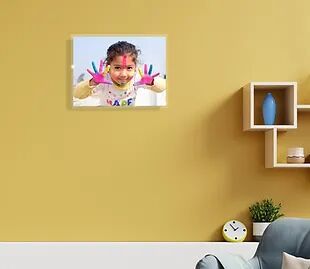 Wall Mount Rectangle Shape Acrylic Photograph Printed Frame (Acr Rect 01)