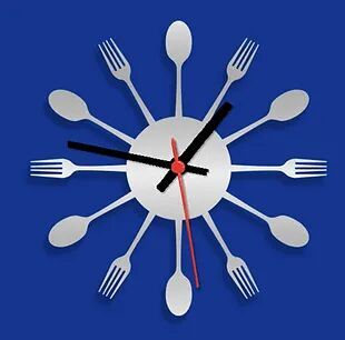 Wooden Laser Cut Silver Wall Clock (006)