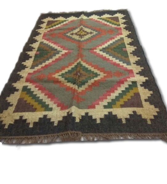 GE-103 Wool Jute Kilim Rugs