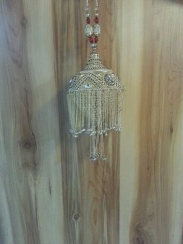 Designer Jhumar Type Metal Purse