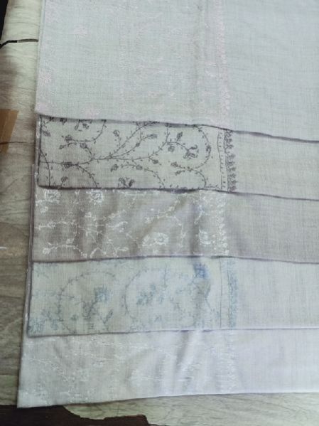 Reversible Zari Fine Wool Stole 01