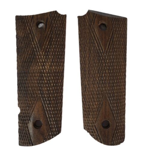 Light Brown Wooden Colt Luger Grip