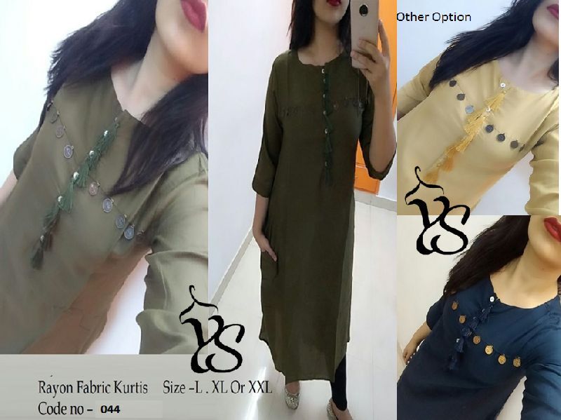 Rayon Printed Kurti 02