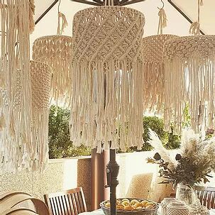 HLY-LS6 Macrame Lamp Shade