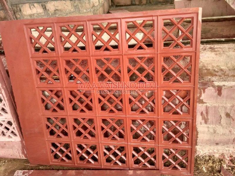 Decorative Sandstone Carved Jali 02