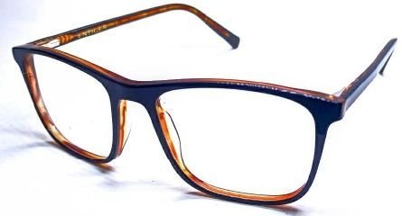M28 Black Orange Optical Frame