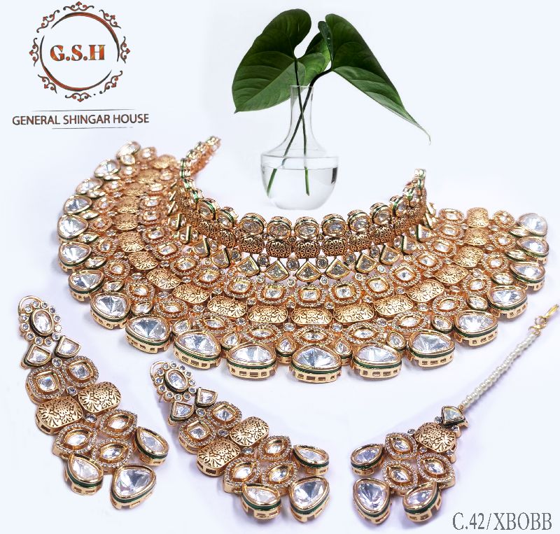 Stone Bridal Jewellery Set