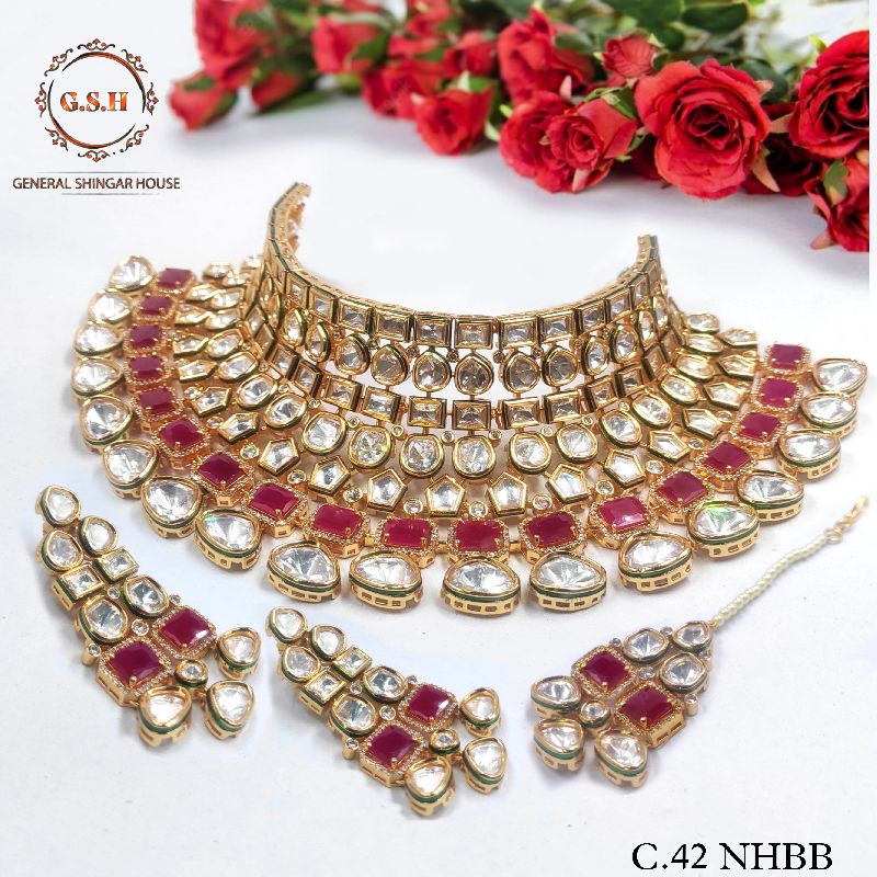 Stone Bridal Jewellery Set