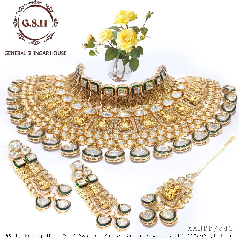 Stone Bridal Jewellery Set