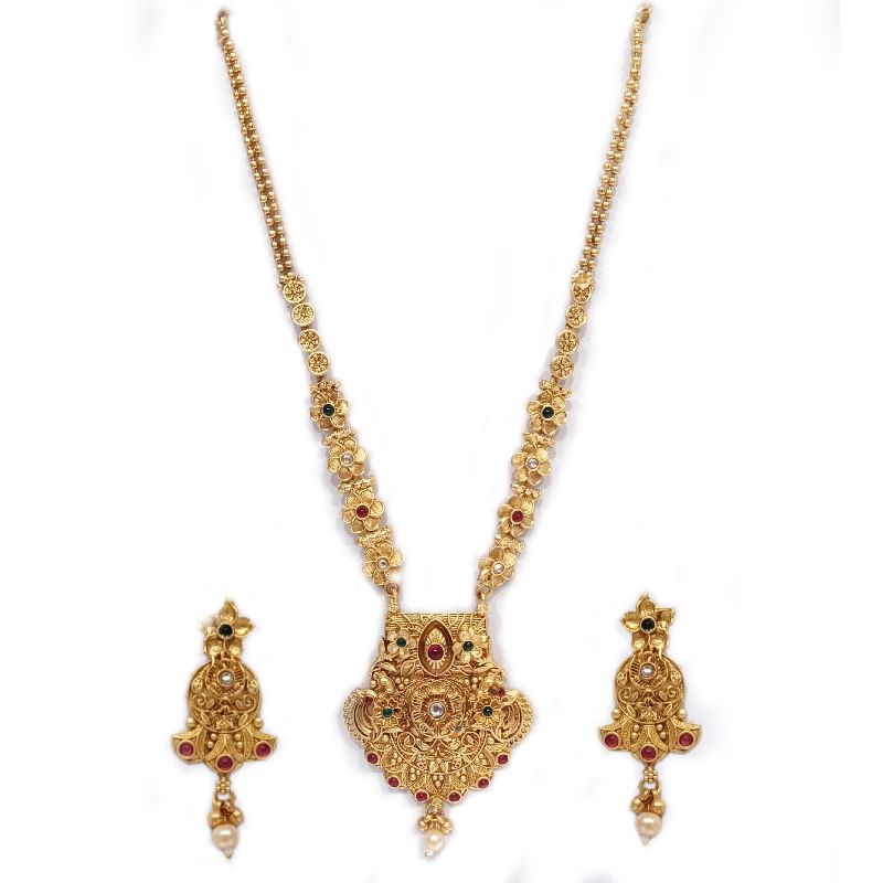 Stone Long Jewellery Set