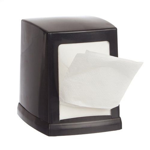 Cube Napkin Dispenser L Fold Black