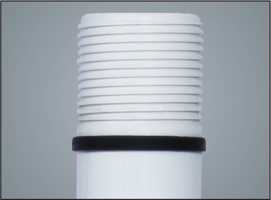 Rubber gasket for secure fitting