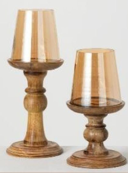 Wooden Candle Holder 01