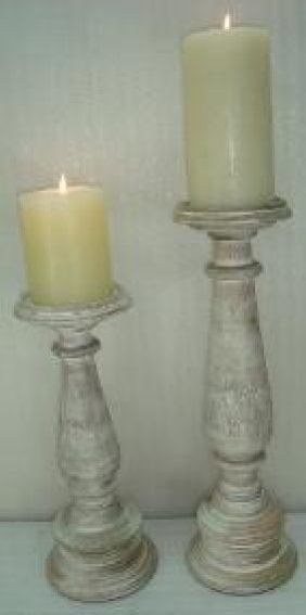 Wooden Candle Holder 04