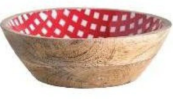 Wooden Serving Bowl 04