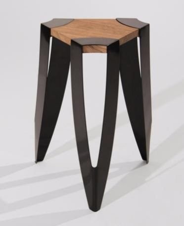 Wooden Iron Stool