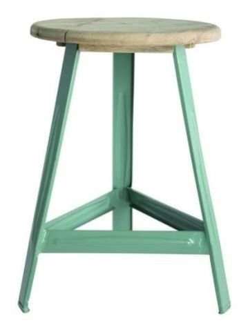 Wooden Iron Stool