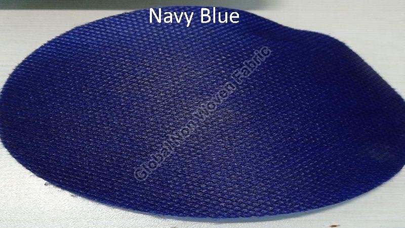 Plain Navy Blue Non Woven Fabric